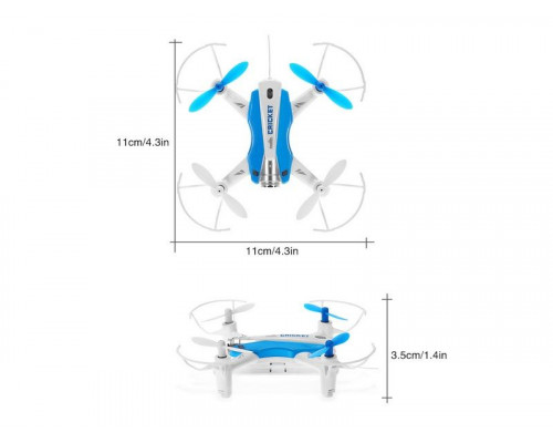 Р/У квадрокоптер Cheerson CX-17 WiFi RTF 2.4G (синий)