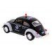 Машина Kinsmart  Volkswagen Classical Beetle (Police) инерция (1/12шт.) 1:32 б/к