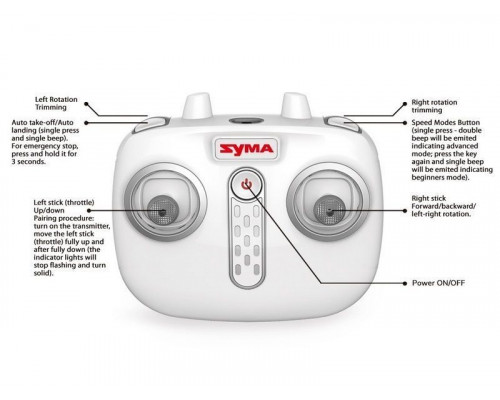 Р/У вертолет Syma S5H, барометр 2.4G RTF