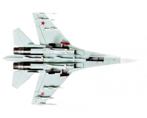 Сборная модель ZVEZDA Российский истребитель Су-27СМ, 1/72