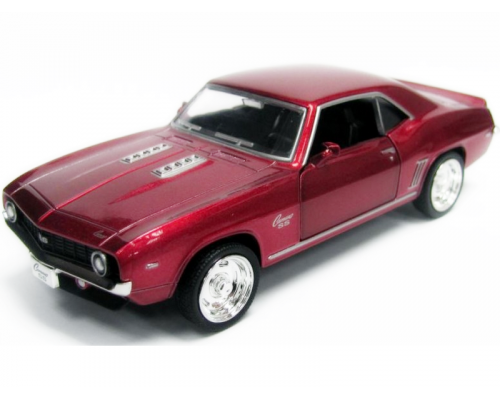 Машина Ideal 1:30-39 Chevrolet Camaro 1969 (блест. метал. крас.)