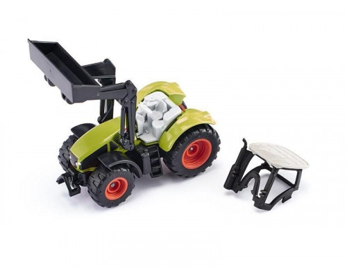 Трактор Siku 1392 Claas Axion с фронтальным погрузчиком