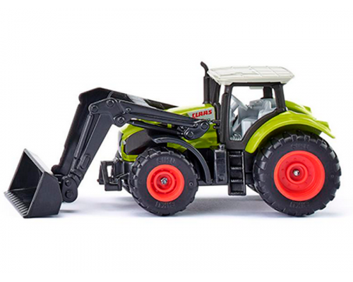 Трактор Siku 1392 Claas Axion с фронтальным погрузчиком