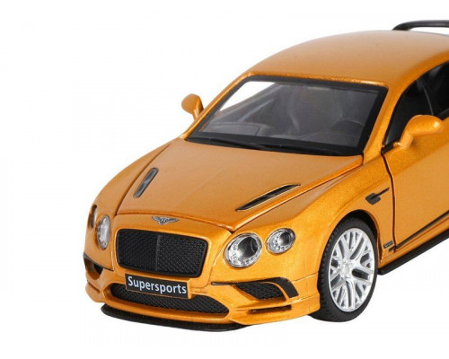 Машина АВТОПАНОРАМА Bentley Continental Supersports, оранжевый, 1/32, в/к 17,5*12,5*6,5 см