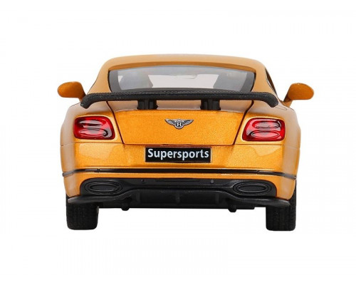 Машина АВТОПАНОРАМА Bentley Continental Supersports, оранжевый, 1/32, в/к 17,5*12,5*6,5 см