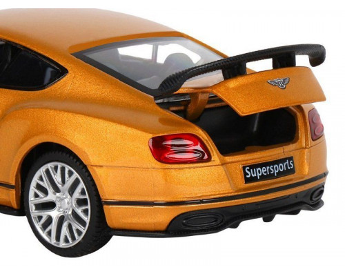 Машина АВТОПАНОРАМА Bentley Continental Supersports, оранжевый, 1/32, в/к 17,5*12,5*6,5 см