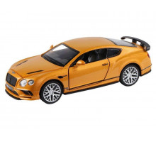 Машина "АВТОПАНОРАМА" Bentley Continental Supersports, оранжевый, 1/32, в/к 17,5*12,5*6,5 см