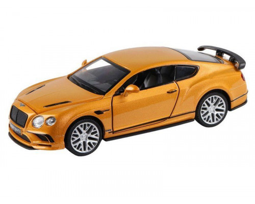 Машина АВТОПАНОРАМА Bentley Continental Supersports, оранжевый, 1/32, в/к 17,5*12,5*6,5 см