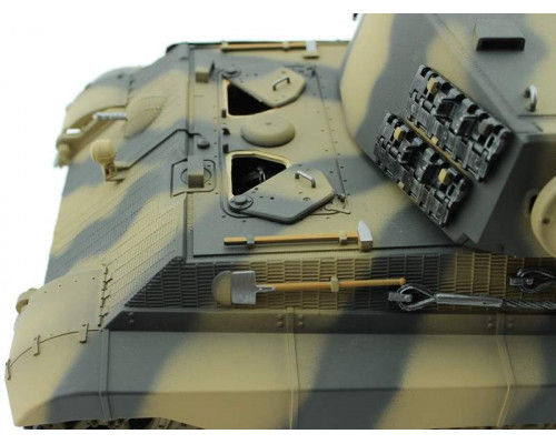 Радиоуправляемый танк Torro King Tiger 1/16, ВВ-пушка, дым, деревянная коробка V3.0 2.4G RTR