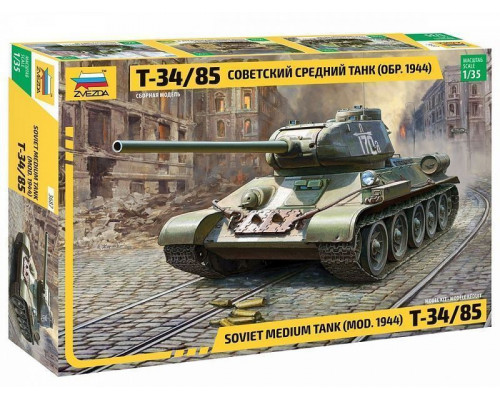 Сборная модель ZVEZDA Советский средний танк Т-34/85, 1/35