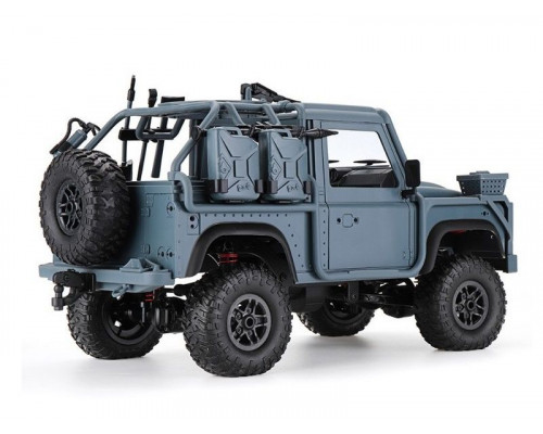 Радиоуправляемая машина MN MODEL англ. пикап Defender спецназ рейнджеров (синий) 4WD 2.4G 1/12 RTR