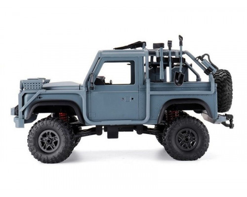 Радиоуправляемая машина MN MODEL англ. пикап Defender спецназ рейнджеров (синий) 4WD 2.4G 1/12 RTR