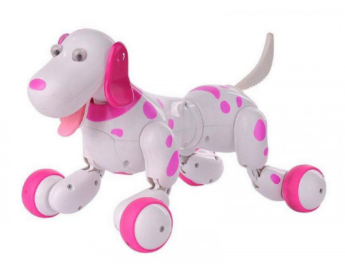 Радиоуправляемая робот-собака HappyCow Smart Dog 2.4G (розовая)