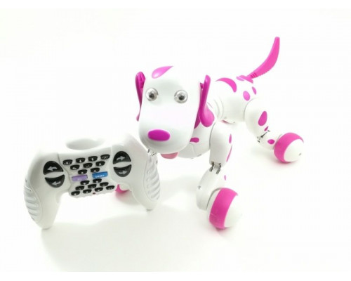 Радиоуправляемая робот-собака HappyCow Smart Dog 2.4G (розовая)