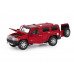 Машина АВТОПАНОРАМА Hummer H3, красный, 1/24, свет, звук, в/к 24,5*12,5*10,5 см