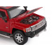 Машина АВТОПАНОРАМА Hummer H3, красный, 1/24, свет, звук, в/к 24,5*12,5*10,5 см