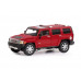 Машина АВТОПАНОРАМА Hummer H3, красный, 1/24, свет, звук, в/к 24,5*12,5*10,5 см