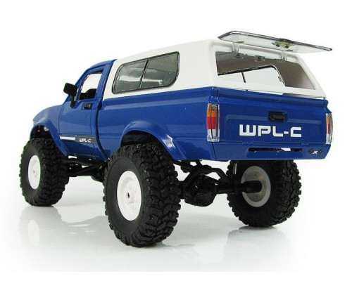 Радиоуправляемая машина WPL пикап Hilux (синяя) 4WD 2.4G 1/16 RTR