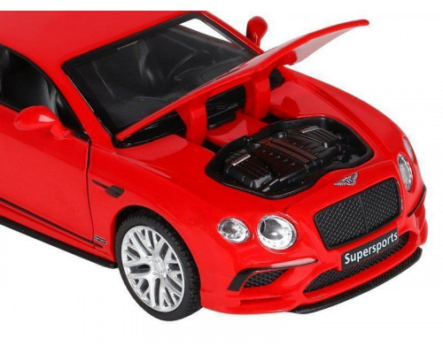 Машина АВТОПАНОРАМА Bentley Continental GT Supersports, красный, 1/32, в/к 17,5*12,5*6,5 см