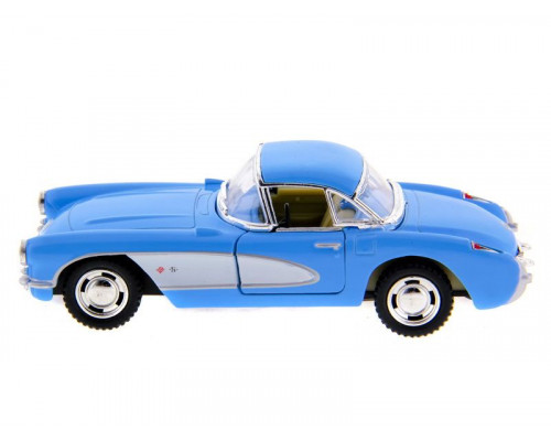 Машина Kinsmart Chevrolet Corvette 1957 инерция (1/12шт.) 1:34 б/к