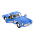 Машина Kinsmart Chevrolet Corvette 1957 инерция (1/12шт.) 1:34 б/к