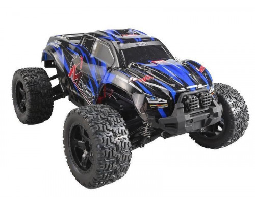 Радиоуправляемый монстр Remo Hobby MMAX Brushless (синий) 4WD 2.4G 1/10 RTR