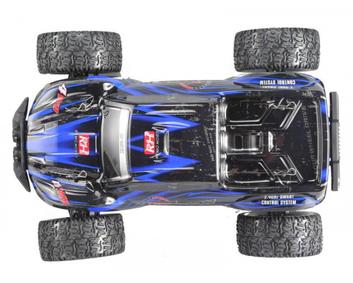 Радиоуправляемый монстр Remo Hobby MMAX Brushless (синий) 4WD 2.4G 1/10 RTR