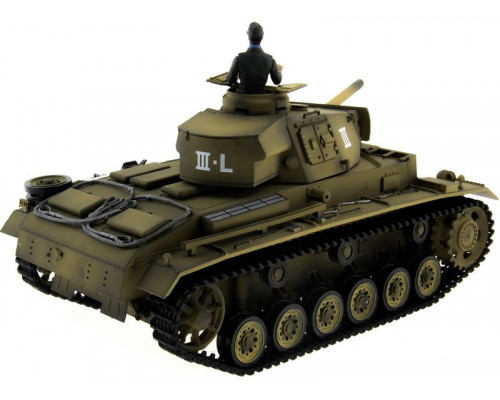 Р/У танк Taigen 1/16 Panzerkampfwagen III (Германия) PRO (для ИК танкового боя) 2.4G RTR