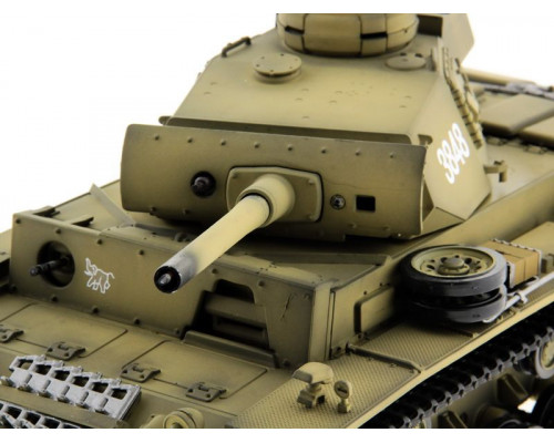 Р/У танк Taigen 1/16 Panzerkampfwagen III (Германия) PRO (для ИК танкового боя) 2.4G RTR