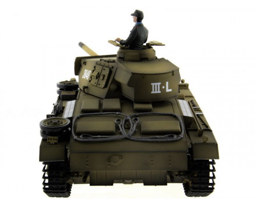 Р/У танк Taigen 1/16 Panzerkampfwagen III (Германия) PRO (для ИК танкового боя) 2.4G RTR