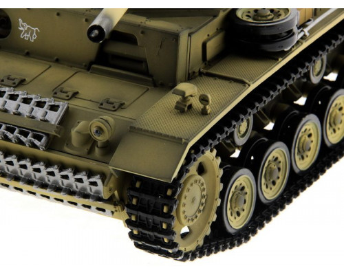 Р/У танк Taigen 1/16 Panzerkampfwagen III (Германия) PRO (для ИК танкового боя) 2.4G RTR