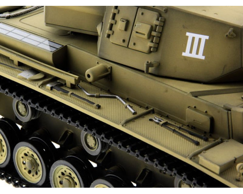 Р/У танк Taigen 1/16 Panzerkampfwagen III (Германия) PRO (для ИК танкового боя) 2.4G RTR