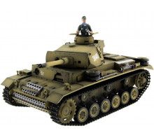 Р/У танк Taigen 1/16 Panzerkampfwagen III (Германия) PRO (для ИК танкового боя) 2.4G RTR