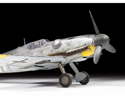 Сборная модель ZVEZDA Немецкий истребитель Мессершмитт BF-109G6, 1/48