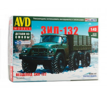 Сборная модель AVD Вездеход ЗИЛ-132, 1/43