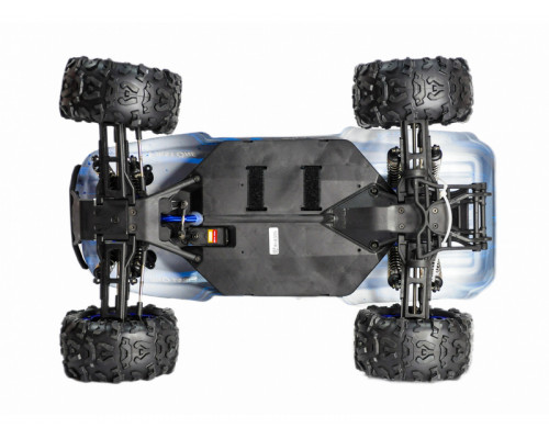 Радиоуправляемый монстр Remo Hobby Dinosaurs Master Brushless (синий) 4WD 2.4G 1/8 RTR