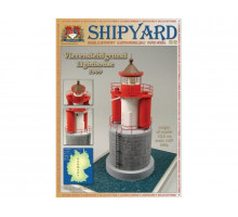 Сборная картонная модель Shipyard маяк Vierendehlgrund Lighthouse (№62), 1/87