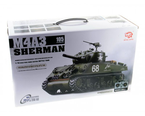 Р/У танк Heng Long 1/16 M4A3 Sherman 2.4G RTR