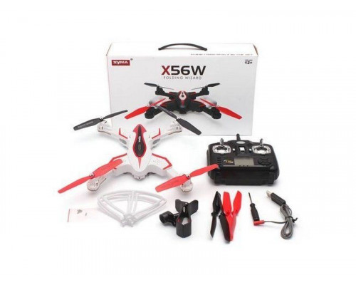 Р/У квадрокоптер Syma X56W Folding Wizard с FPV трансляцией Wi-Fi, барометр, 2.4G RTF