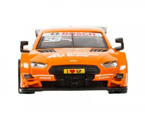 Машина АВТОПАНОРАМА Audi RS 5 DTM, оранжевый, 1/43, откр. двери, в/к 17,5*12,5*6,5 см