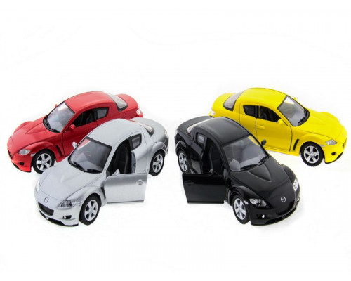 Машина Kinsmart 1:36 MAZDA RX-8 инерция (1/12шт.)  б/к