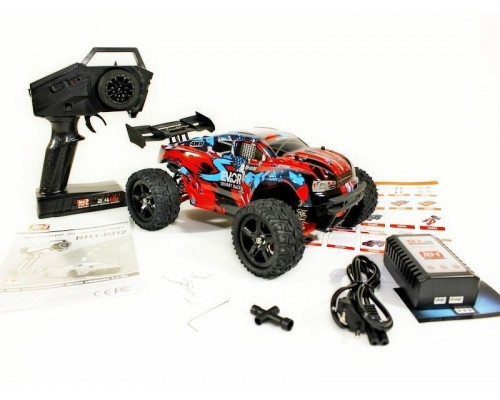 Радиоуправляемая трагги Remo Hobby S EVO-R Brushless UPGRADE (красный) 4WD 2.4G 1/16 RTR