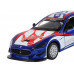 Машина АВТОПАНОРАМА Maserati Gran Turismo MC GT4, синий, 1/32, свет, звук, в/к 17,5*13,5*9 см