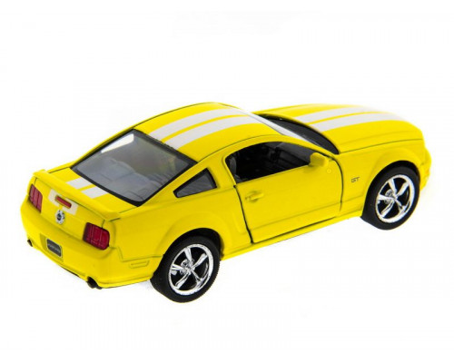 Машина Kinsmart 1:38 Ford Mustang GT с полосками инерция (1/12шт.) б/к