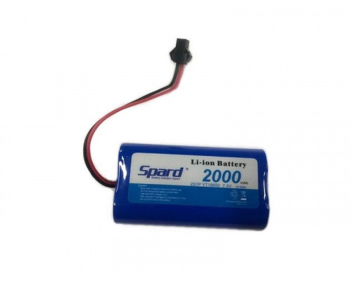 Аккумулятор Li-Ion Spard 7,4V 2000mAh+PCM+SMP для игрушек