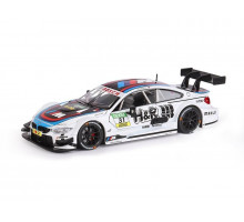 Машина "АВТОПАНОРАМА" BMW M4, белый, 1/24, свет, звук, в/к 24,5*12,5*10,5 см