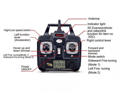 Р/У квадрокоптер Syma X5 2.4G 6-AXIS RTF