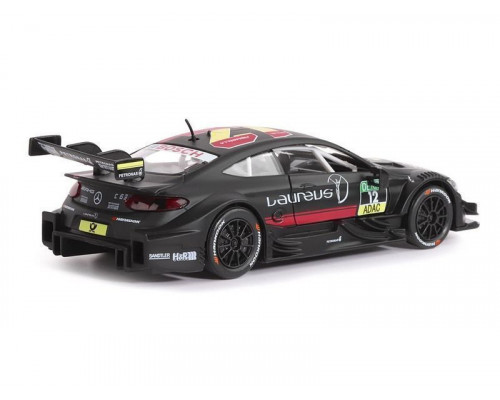 Машина АВТОПАНОРАМА Mercedes-AMG C 63 DTM, черный матовый, 1/32, в/к 17,5*12,5*6,5 см