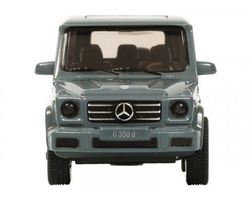 Машина АВТОПАНОРАМА Mercedes-Benz G350d, серый, 1/42, инерция, откр. двери, в/к 17,5*12,5*6,5 см