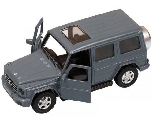 Машина АВТОПАНОРАМА Mercedes-Benz G350d, серый, 1/42, инерция, откр. двери, в/к 17,5*12,5*6,5 см